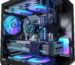 Okinos Mirage 4 mATX PC Case, 3 ARGB Fans, Type-C, Black